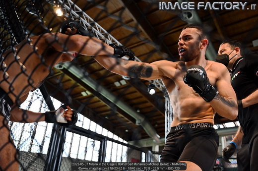 2022-05-07 Milano in the Cage 8 00458 Seif Mohamed-Michael Bellotti - MMA 84kg